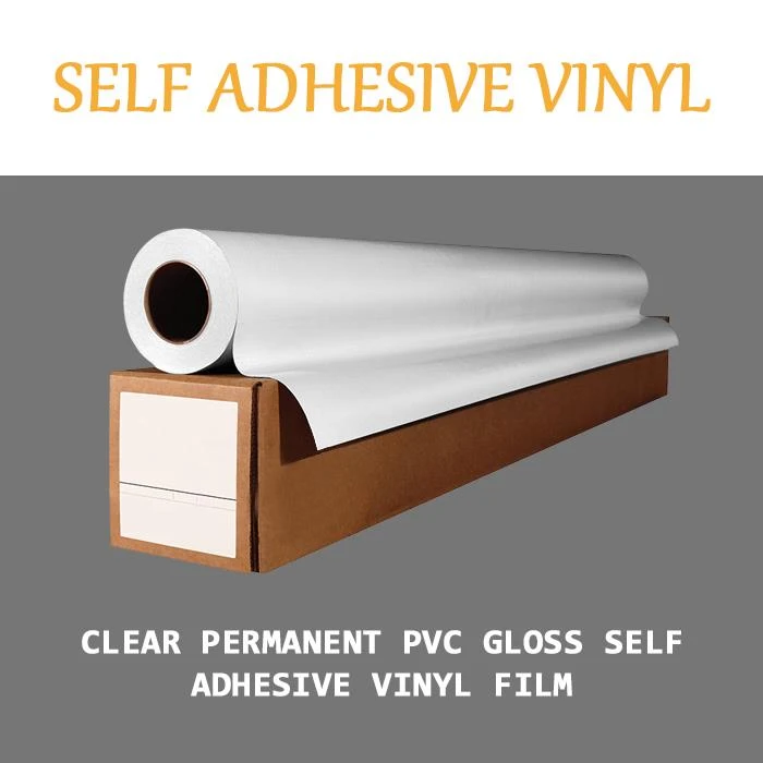 Gloss selbstklebende Vinylfolie