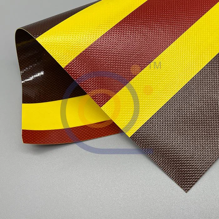 PVC Tarpaulin Color Stripe